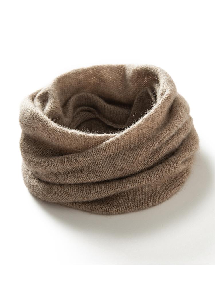 

Women 100% Cashmere Bottom Price Tube Scarf Light Chimney Scarf Neck Gaiter Warmer Cowl Collar Loop Soft Knit Accessories Kids