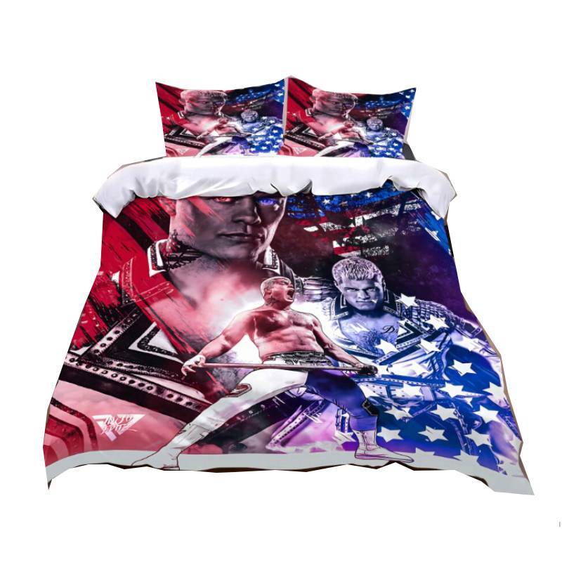 Cody Printed Rhodes Duvet Cover Pillowcase 3 Piece Set Bedding Daily Use Bedroom