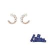 Swarovski Synthetic Cubic Zirconia Earrings Women's Rose Gold 5692264