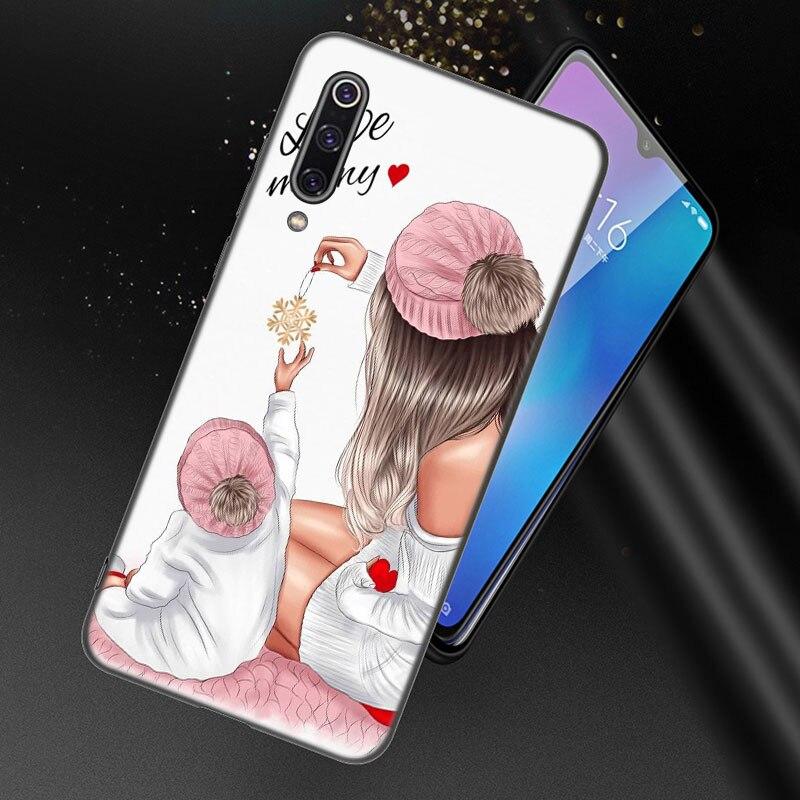 Wunderschöne Mutter Tochter Sohn Hülle Für Xiaomi Redmi 7 7A 8A 9i 9A 9C 10 10A 10C K20 Note 5 6 Mi 8 9 9T Pro A2 Lite A3 6X Mix 3