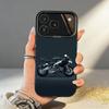 Black-Red M-Motorcycle-660 Phone Case For iPhone17 16 15 14 13 12 Pro Max Grey Black Matte Laser Metallic Aurora Funda