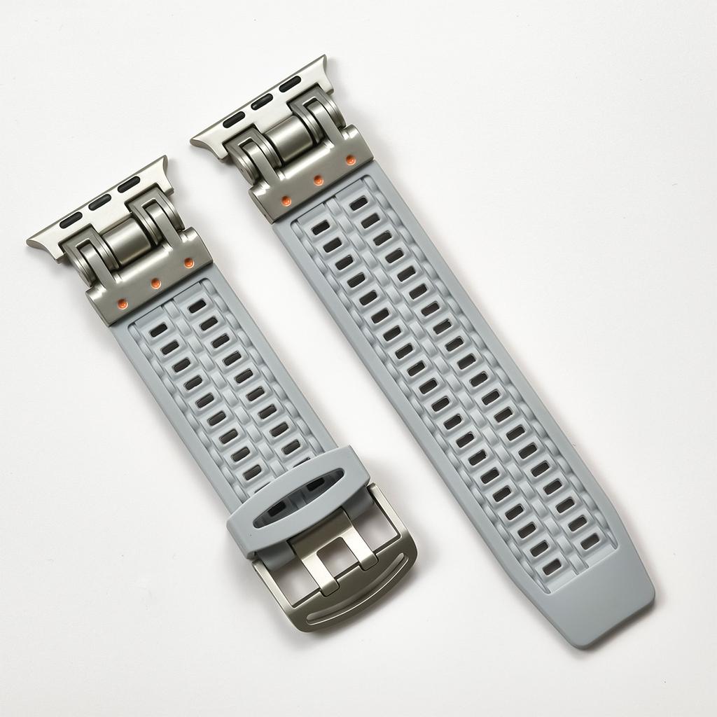 Silicone Band for Apple Watch Strap Ultra 2 49mm 46 44 42mm Soft Sports Correas for Apple IWatch Series 10 9 8 7 6 5 4 Bracelet