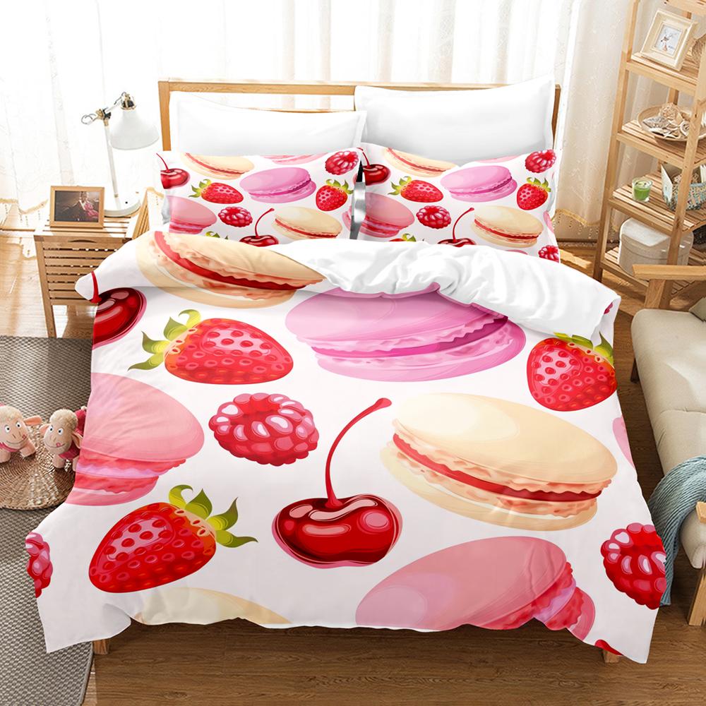 Bedding Set Pink Love Heart Duvet Cover Boy, Kid's Fashion Quilt Cover Girls Room Cute Sweets Bedding King/Queen Duvet Cover Set