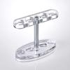 Clear Open 4-Hole Toothbrush Holder (N)_AZUDA_BG0725015