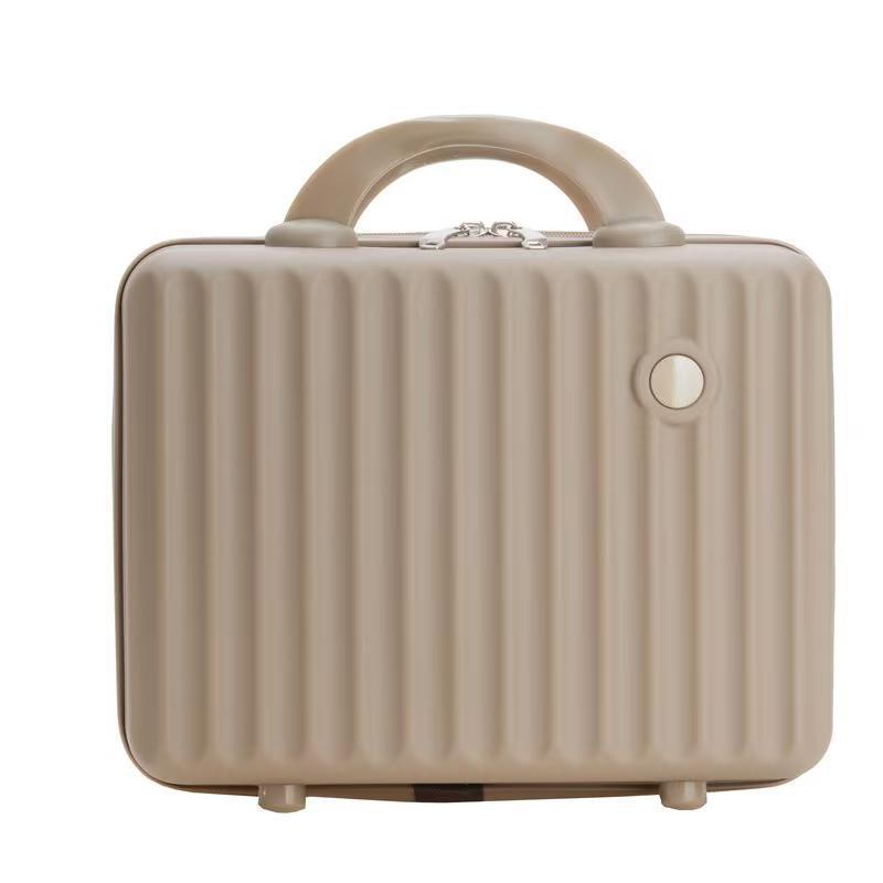 14 Inch Handheld Luggage Cosmetic Case Lightweight Zipper Companion Mini Small Storage Cosmetic Case