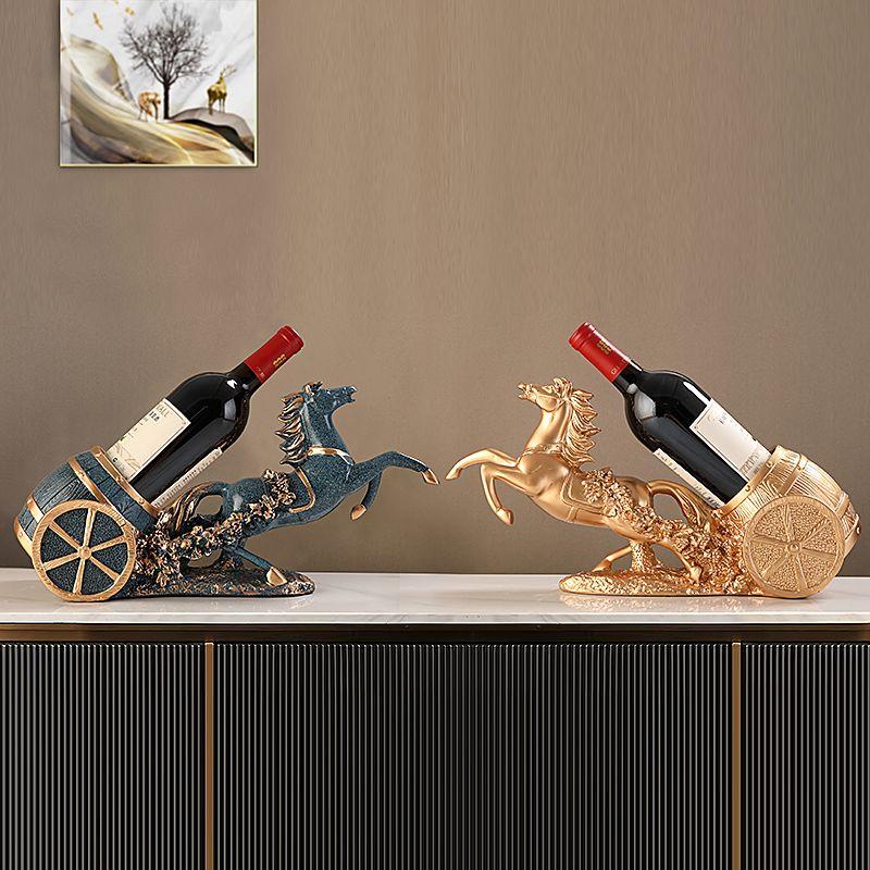 Grape Wine Rack Ornaments Living Room Luxury High-end Wine Cabinets Moved To New Homes with Decorative Gifts.