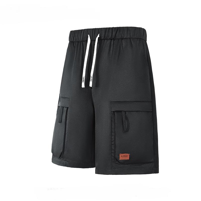 

Мужские брюки 5/4, мужские брюки с множеством карманов, мужские рабочие брюки, мужские летние шорты XS чёрный