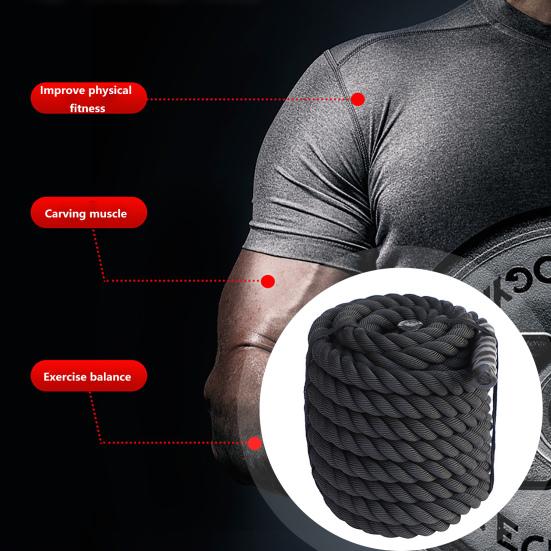 Zatížené švihadlo s protiskluzovou rukojetí Svalový trénink Cvičení Těžké švihadlo Fitness vybavení