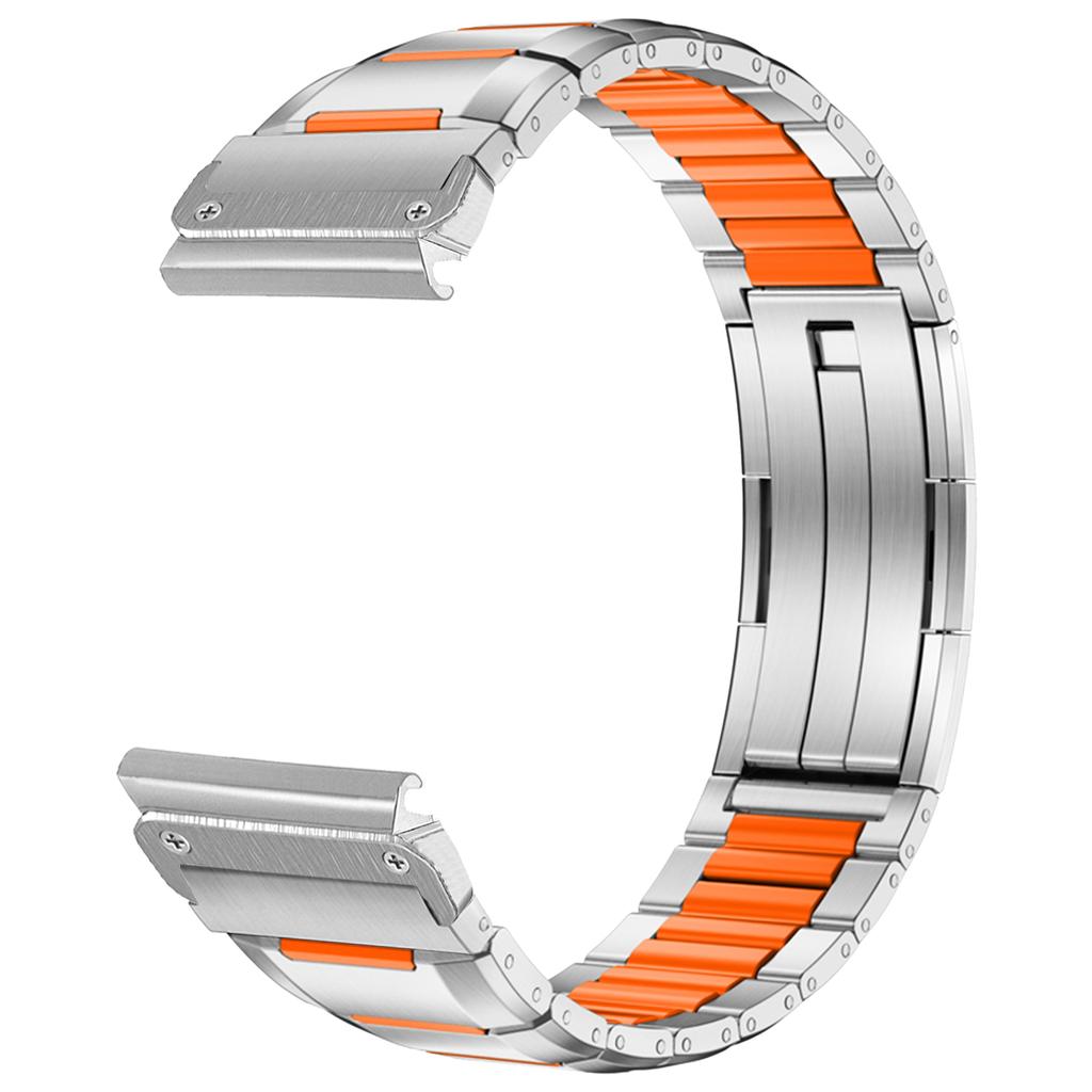 22/26mm Stainless Steel Silicone Band for Garmin Fenix 8 47/51mm 7 7X Pro 6 6X QuickFit Bands for Epix Gen2 Marq Bracelet Strap