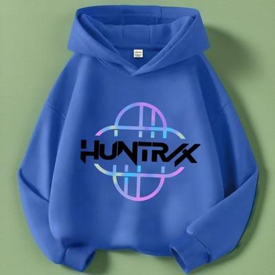 KPOP Devil Hunter Huntrix Patroon Bedrukt Kinder Mode Casual Lente en Herfst Meisjes Sport Hoodie