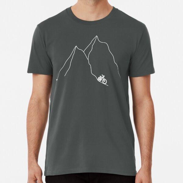 

Mountain Bike (white design) T-Shirt S-5XL Best T-Shirt 2XL