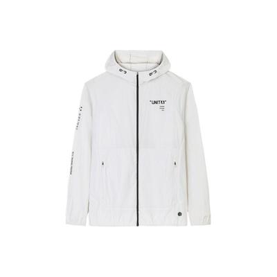 Trainingsserie Reißverschluss Kapuze Leichte Sportjacke Herren Jacke Dampf-Grau 152427611-1