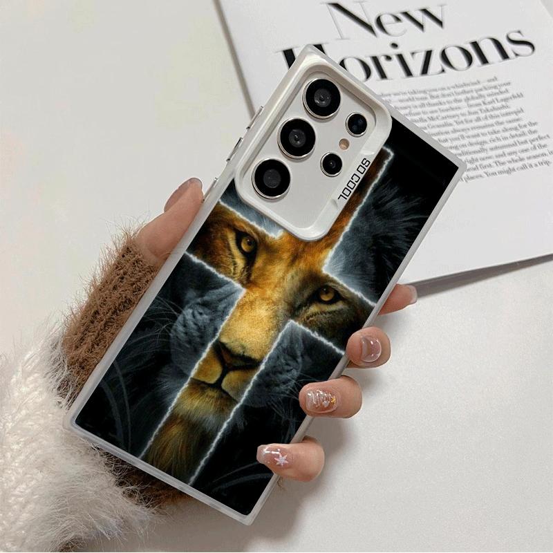 God Jesus Pray Cross Bible Shockproof Phone Case for Samsung Galaxy S26 Edge S25 Ultra S24 FE S23 Plus S21 Cover Anti Fall Funda