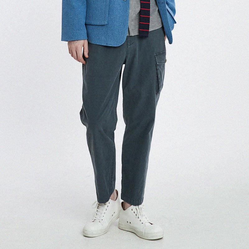 CUSTOMUS Single 3D Pocket E-Band Washed Straight Fit Pants Cxs24Fwpt803 Gry