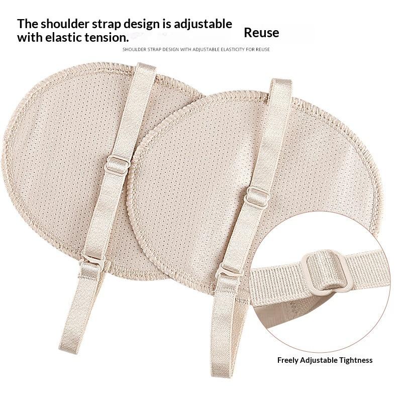 1/2 Stuks Zweetokselpads Zacht Wasbaar Onzichtbaar Kussen Herbruikbaar Voor Buiten Beschermer Kleding Tegen Vlekken/Vochtigheid/Geur