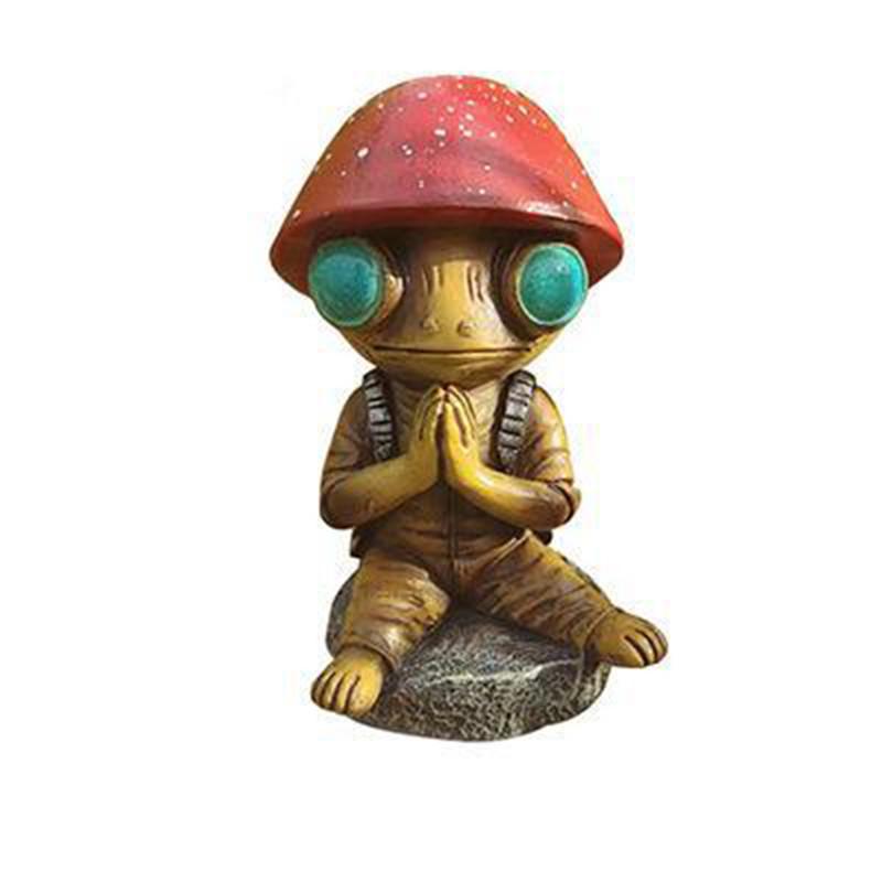 

Инопланетный сад Причудливая фигурка Восхитительная смола ручной работы Для Хэллоуина и декора Сезонная A