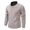 Autumn Winter Men Vintage Fleece Sweaters Men Polo Collar Pullover Men Casual Thick Sweater Men Knitwear Korean Bottomed Shirt