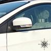 Fashion Compass Reflective PET Removable Sticker Decal Car Decoration