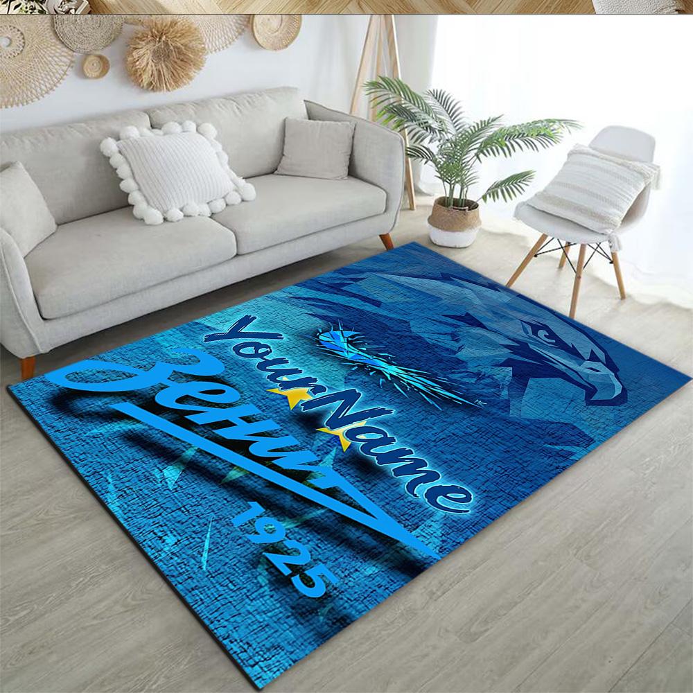 Fc Zenit Saint‑petersburg 50 Customized Name Carpet Perfect for Foyer Study room Outdoor Decorate room Anti-slip Rug Decorate Offices