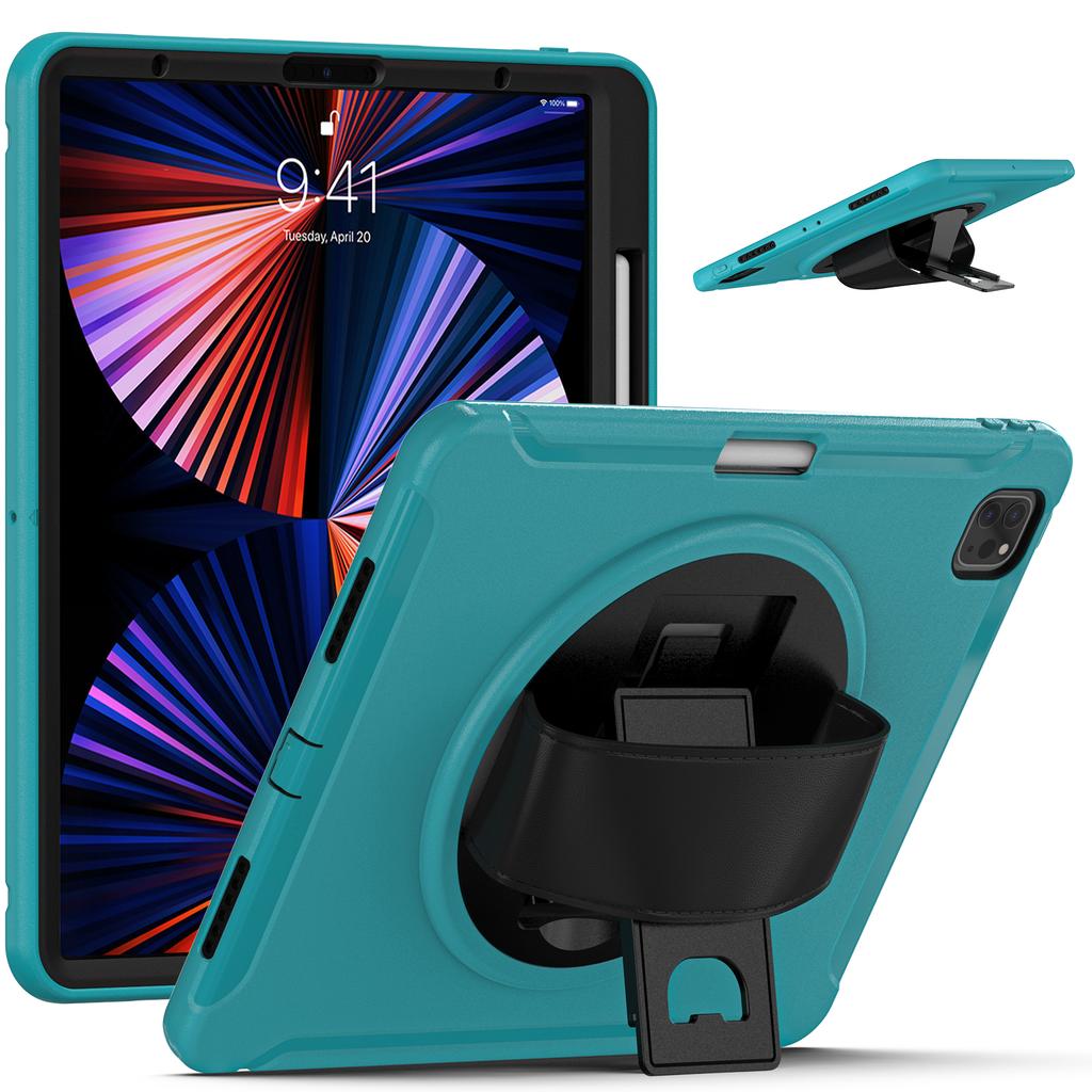 Full Body Protective TPU Silicone Case Tablet Cover for iPad Pro 12.9 Inch 2018/2020/2021/2022 With Pen Slot Design