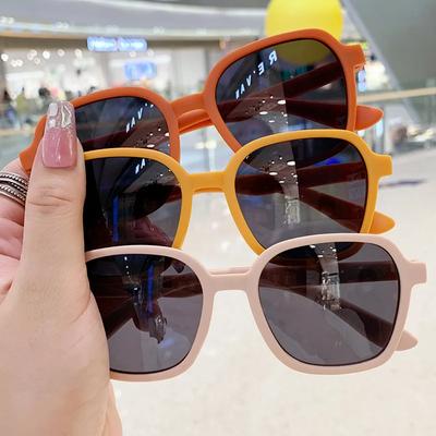New Fashion Kids Sunglasses Square Kids Sunglasses Boys Girls Trendy Goggles Baby Student Glasses Party Glasses UV400