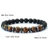 Noter Men Bracelet High Quality Black Frosted Stone Strand Braslet Gifts For Boyfriend Husband Hematite Healing Braclet Pulsera