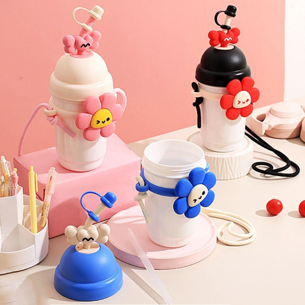 

Plastic Water Bottle Cute Tea Kettle Convenient Water Cup Gift Style 1