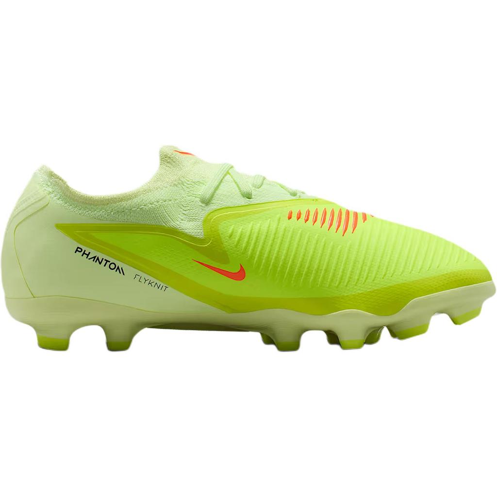 Nike Phantom 6 Low Pro MG GS Hyper Crimson Limelight Kids Cleats Yellow Black HM9204-800