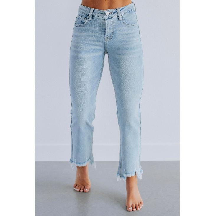 

2026 New Women s Flared Jeans Casual Versatile Cropped Wide-Leg Pants XXL