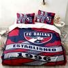 FC Dallas 3 parçalı set Yatak odası kullanımı için mükemmel Rahat nevresim takımı bir nevresim kılıfı ve iki yastık kılıfı içerir İdeal doğum günü veya Noel hediyesi