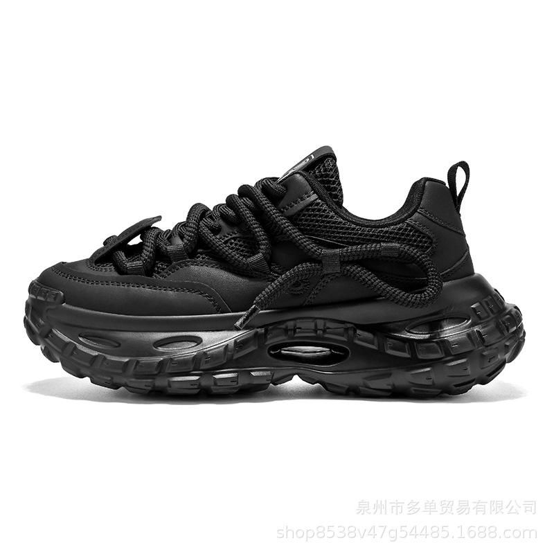 

Tire super mesh platform dad trendy shoes retro going out commuting heightening casual shoes 39 чёрный