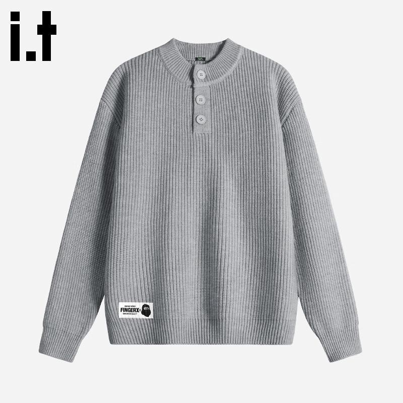 Fingercroxx Men's Japanese Style Loose-Fit Couple Sweater