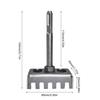 Cortador de Furo Quadrado de Aço Inoxidável Para Caixa Tipo 86 Expansor de Buraco para Martelo Elétrico Slotting para Instalação de Tomada de Parede Perfurador