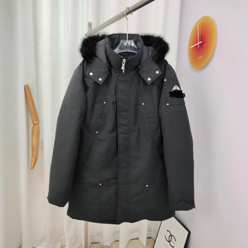 

2026 Autumn/Winter Men s Long Warm Down Jacket - Canadian Silver Scissors Style 01. L