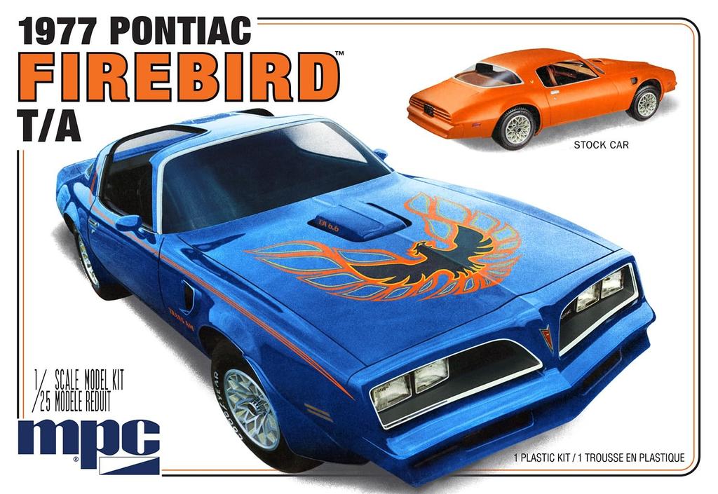 Plastikový model vozu Pontiac Firebird z roku 1977, MPC916, měřítko 1:25, model auta Platts MPC... (Auto)