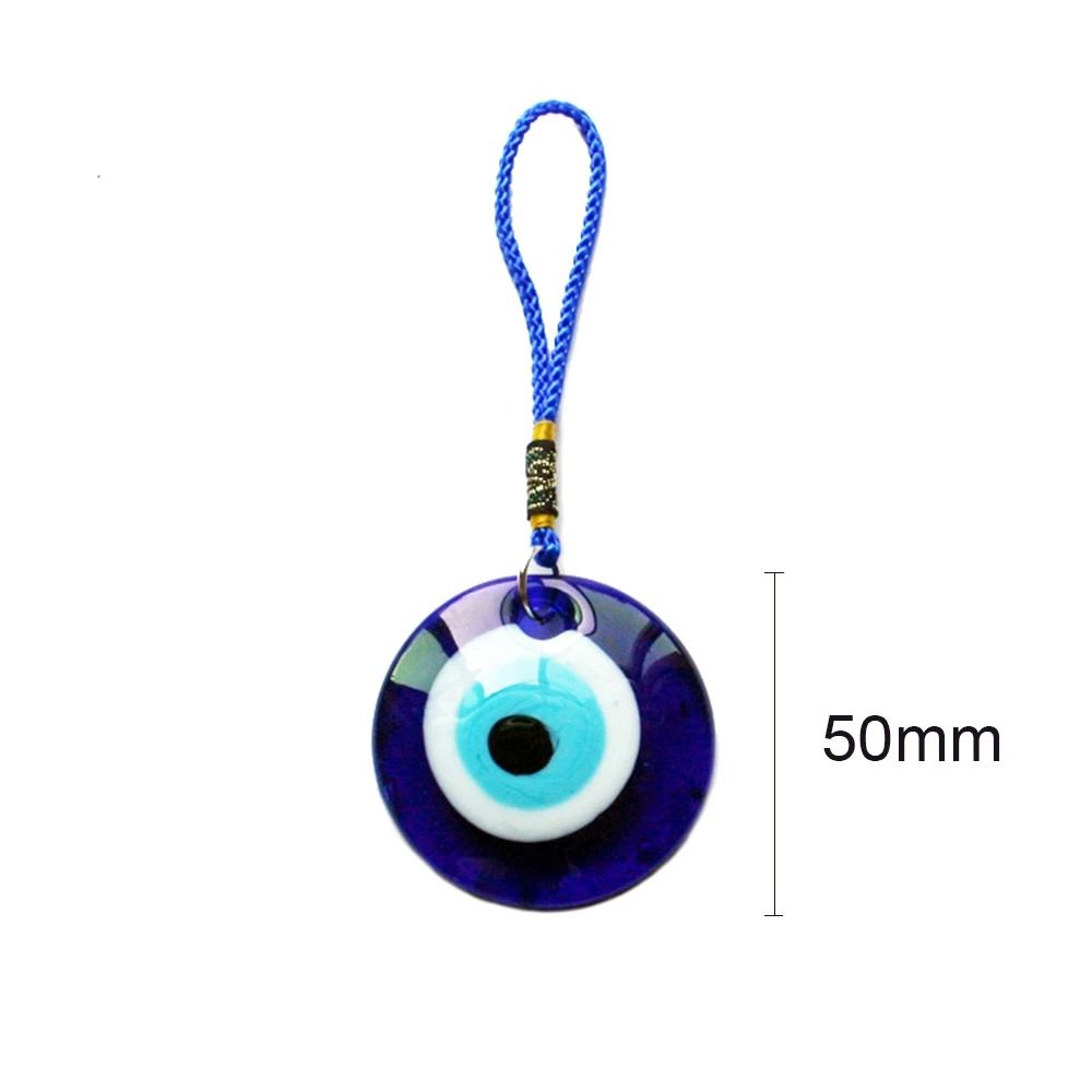 Blue Eye Lucky Eye Keychain Glass Bead Car Hanging Charm Car Jewelry Lucky Eye Pendant Bag Charms