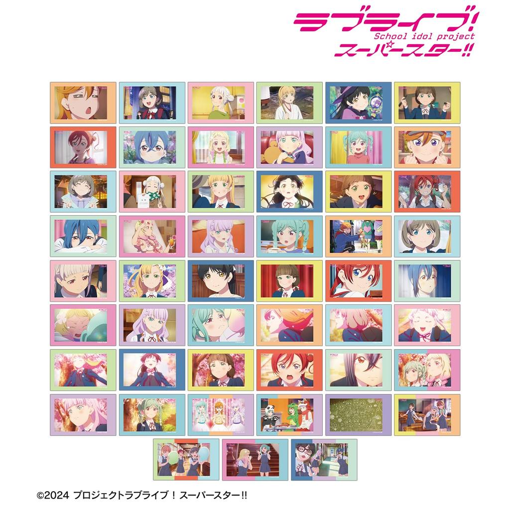 Love Trading Cards Season 3 Scene Instant Camera Style Illustration Cards of Box of 17 Live! Superstar!! - (Set 3) -