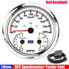 ZMFJH Multifunctional 110MM Gauge Red LED GPS Speedometer+Tachometer+Fuel Level Meter Indicator High Beam Turn Left Right Light
