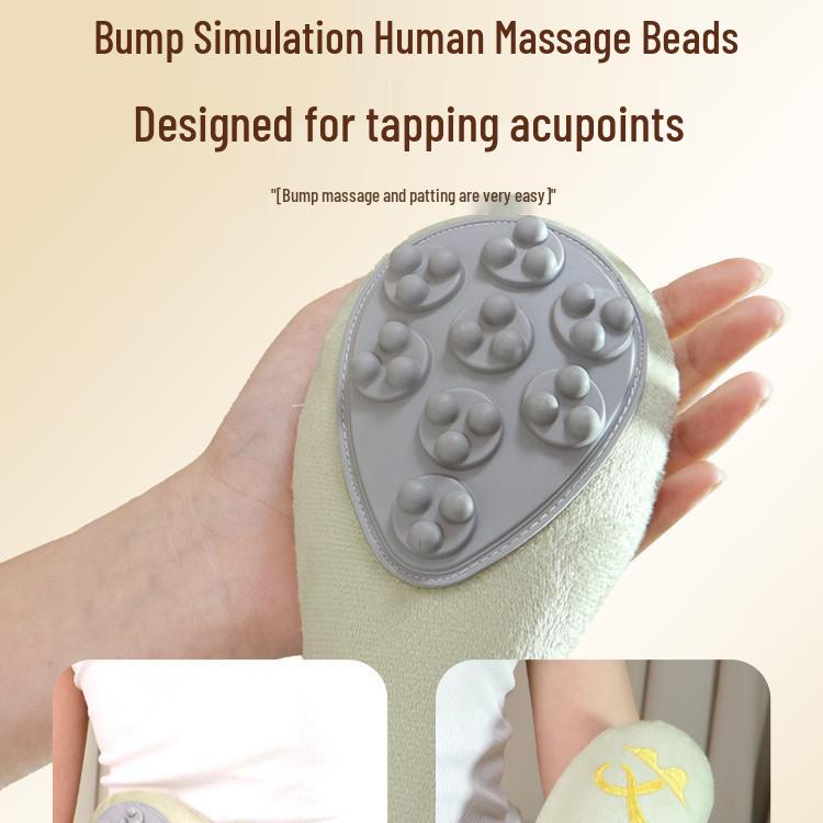 Mugwort Meridian Massage Hammer for Back and Shoulder Therapy