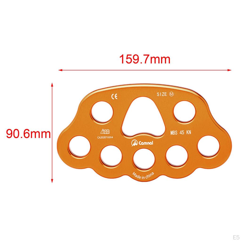 8-Hole Rigging Plate for Climbing Adventures