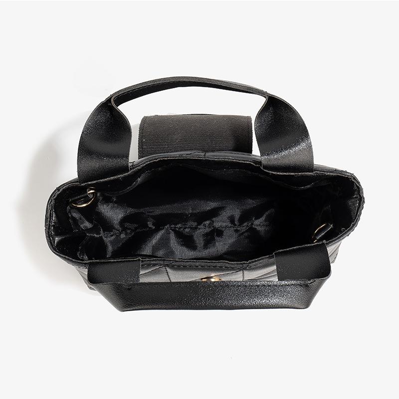 Stylish new plaid handbag autumn small square bag simple shoulder handbag diagonal span women's bag