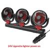 Dual Head Car Fan For Back Seat 3 Speeds Usb Car Rear Headrest Fan For Kids Baby Extender Arm 360°Rotatable Air Cooling Fan