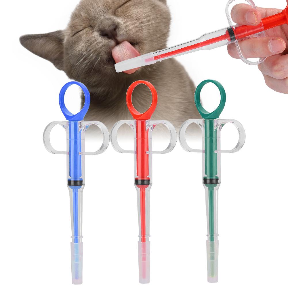 PP Sicherer Haustiermedikamenten-Spender Bequemer Griff Kapsel-Fütterwerkzeug Zubehör für Katzen und Hunde Allgemein