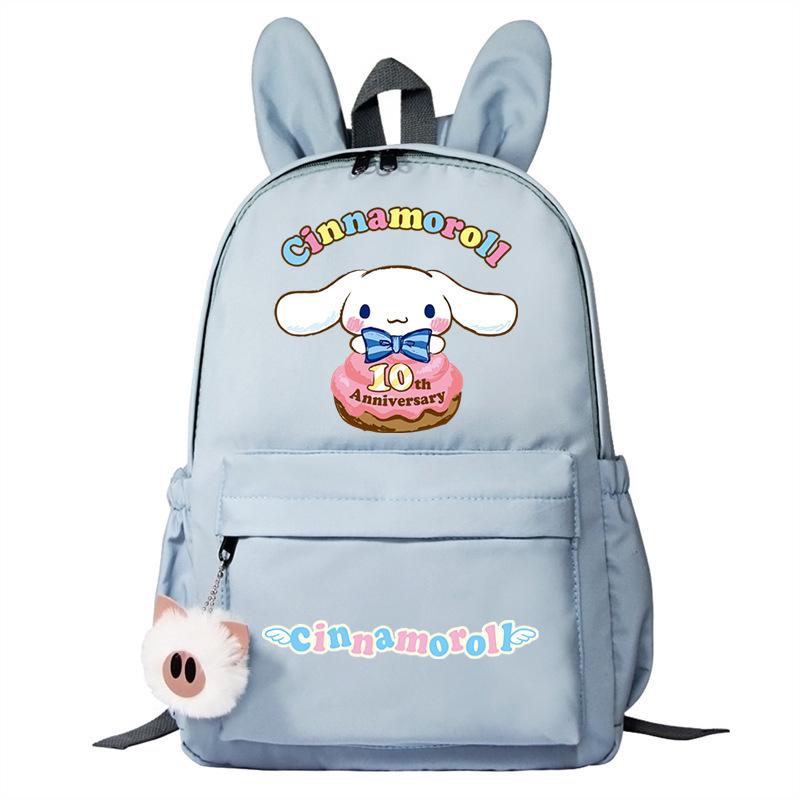 Cartoon Big Ears Dog Schoolbag Primary And Secondary School Students Large Capacity College Wind Double Shoulder Rabbit Ear Backpack