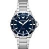 Diver Blue Silver Stainless Steel Bracelet Men's Mechanical Automatic Watch AR60059