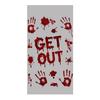 Decalques Estáticos DIY para Halloween à Prova d'Água Adesivos Assustadores para Portas de Festa Decorações Festivas