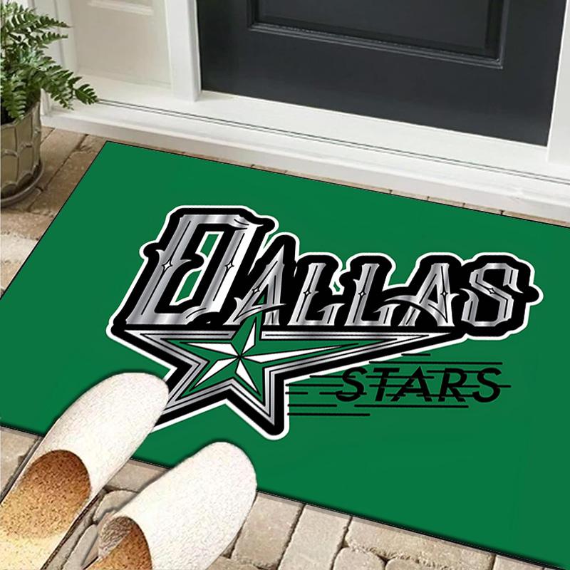Dallas Stars Area Rug Suitable for Indoor And Outdoor,Carpets for Playroom, Homes, Offices, Living Rooms,Home Decor,Christmas Fan Gift