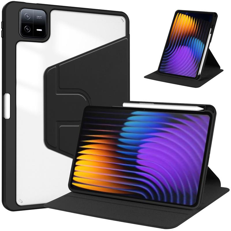 Pro Poco Pad X1 Pouzdro s držákem na pero 360° otočný akrylový stojánek Kryt tabletu Pro Funda Xiaomi Poco Pad X1 11,2 palce Pouzdro Coque