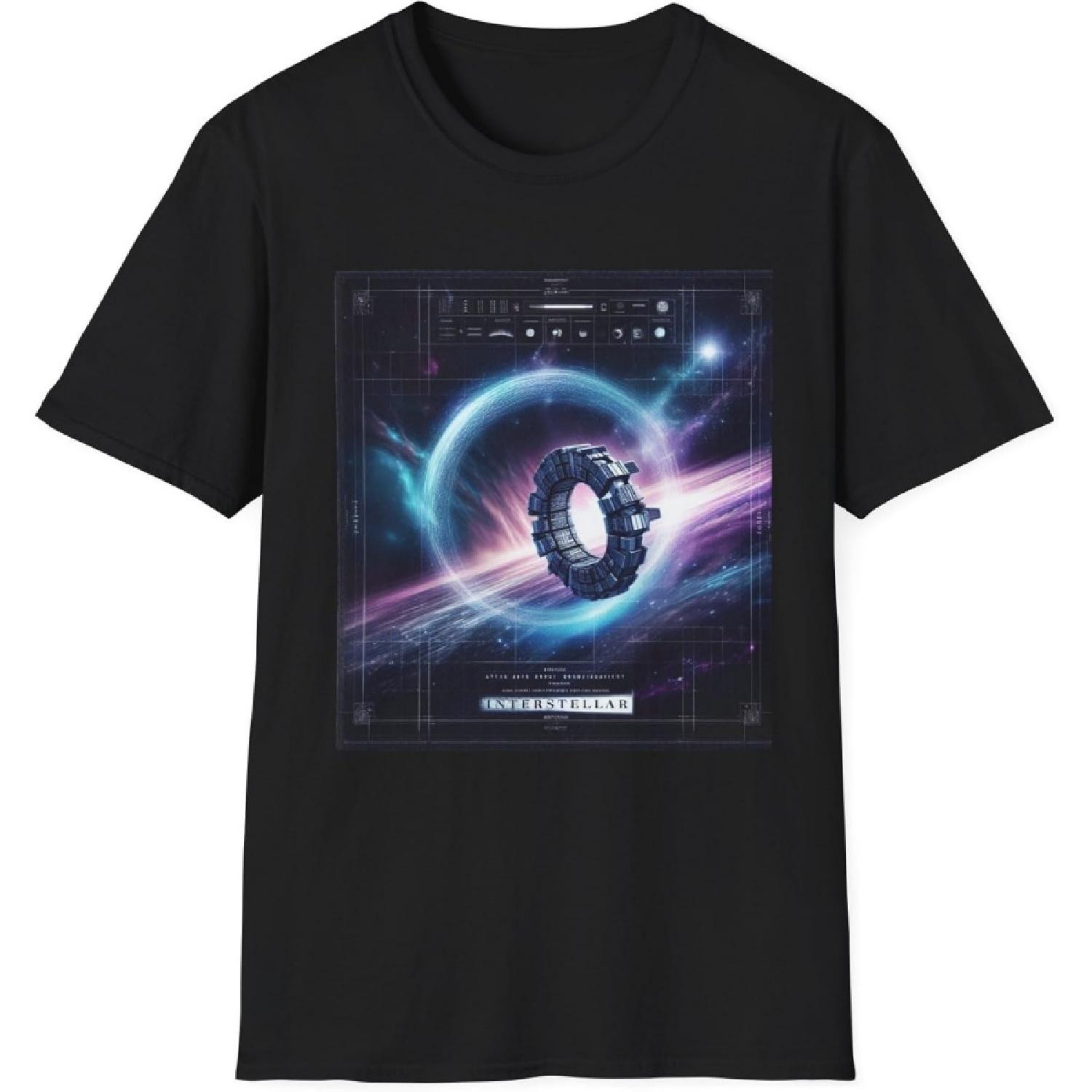 Galactic Adventure Interstellar Softstyle T-Shirt, Cosmic Tee, Space Lover Shirt, Sci-Fi Fashion XXXXXL разноцветный