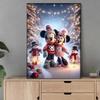 DIY Diamond Painting Minnie Mickey Cross Stitch Kit Mosaic Art Diamond Painting Full Circle Diamond Home Decoration